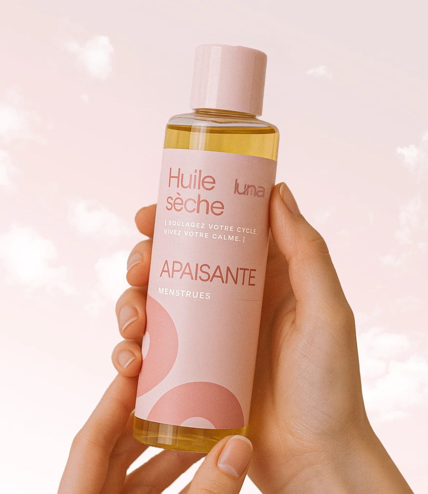 Huile sèche menstruelle apaisante