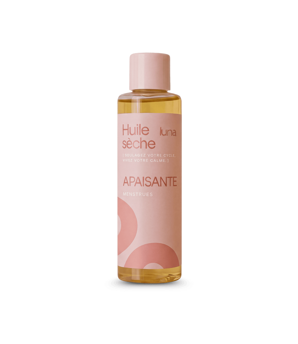 Huile sèche menstruelle apaisante