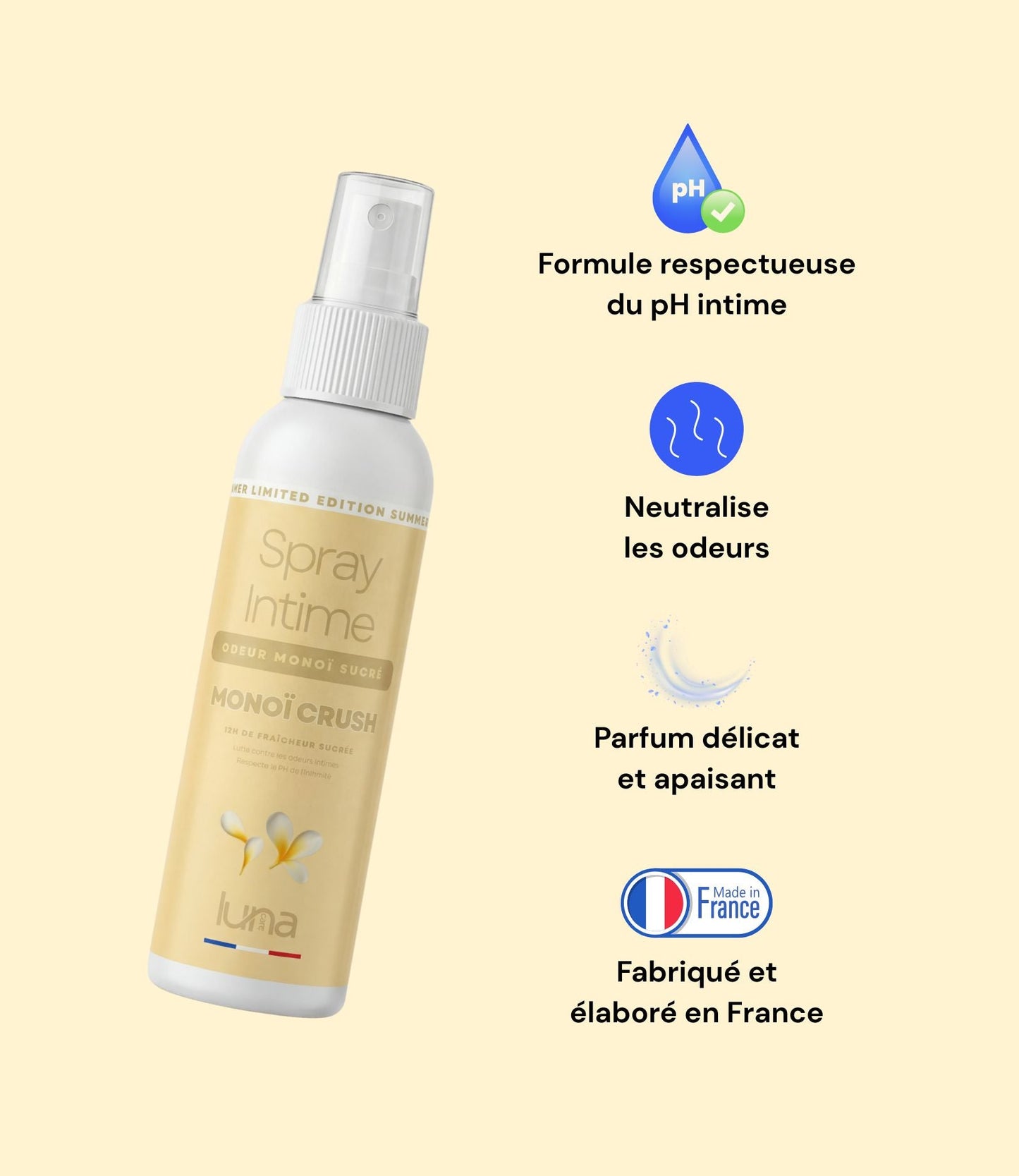 Spray Intime & Corps - Monoï Crush (100ml)