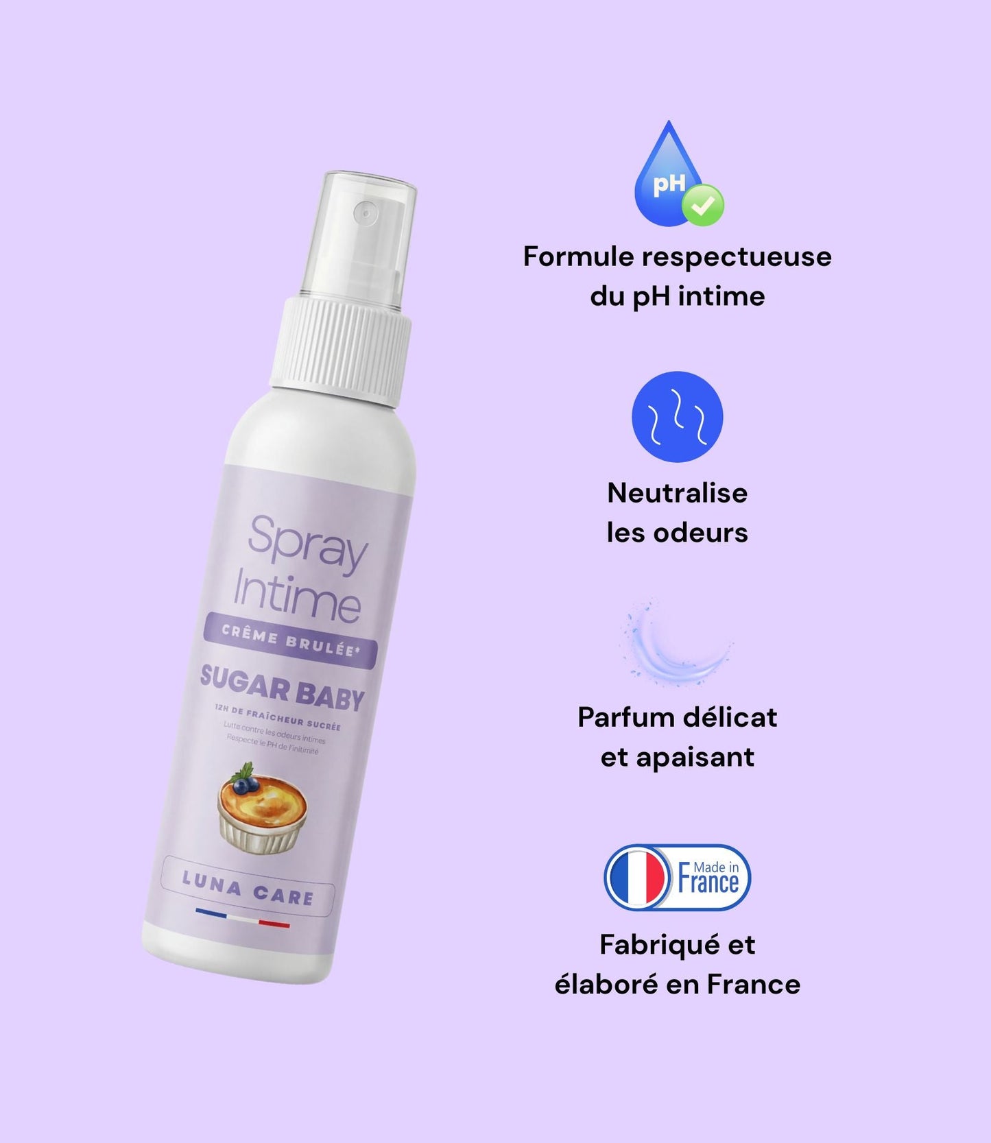 Spray Intime & Corps - Sugar Baby (100ml)